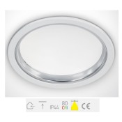 ONE Light, 10124/W/C, White SMD LED 24w CW IP44 85-240v