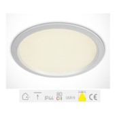 ONE Light, 10124U/W/C, White SMD LED UGR19 24W CW IP44 230V