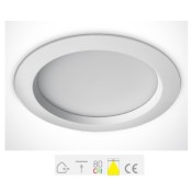 ONE Light, 10125B/W/W, White LED 25W IP54 WW + Driver 100-240V