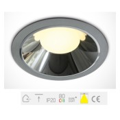 ONE Light, 10130A/AL/W, Aluminium LED 30w WW IP20 + Driver 100-240v