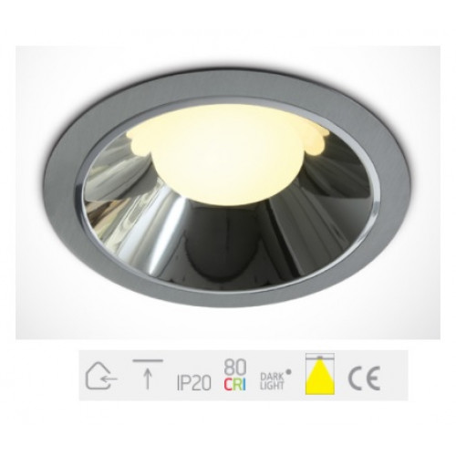 ONE Light, 10130A/AL/W, Aluminium LED 30w WW IP20 + Driver 100-240v