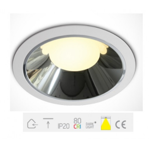ONE Light, 10130A/W/W, White LED 30w WW IP20 + Driver 100-240v