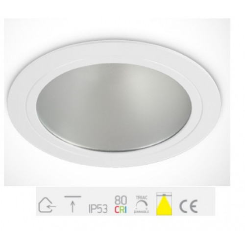 ONE Light, 10130KA/W/W, White LED 30w WW 230v Dimmable