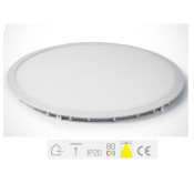 10148PE/W/C, White LED 48W CW 60cm Recessed Panel IP20 1200mA