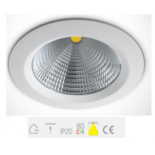 ONE Light, 10160CA/W/C, White LED 60W CW IP20 60deg 230V