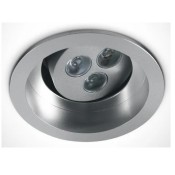 ONE Light, 11103D/G/C, Grey LED 3w CW Semi-Trimless 350mA