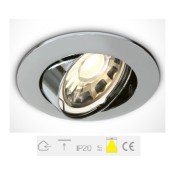 ONE Light, 11105/C, Chrome 50W MR16 Recessed Adjustable