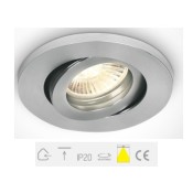 ONE Light, 11105AC/AL, Aluminium 50W Recessed Adjustable