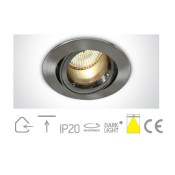 ONE Light, 11105CD/MC, Brushed Chrome 50W Dark Light
