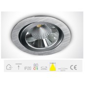 ONE Light, 11106A/AL/C, Aluminium LED CW 6w 36d + Driver 100-240v