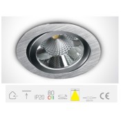 ONE Light, 11106A/AL/W, Aluminium LED WW 6w 36d + Driver 100-240v