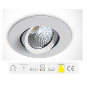 ONE Light, 11107B/W/W, White LED 7W WW 60deg 230V Adjustable