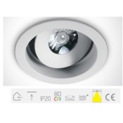 ONE Light, 11107DA/W/W, White LED 7W WW 36deg 230V Adj Dark Light