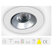 ONE Light, 11109KD/W/W, White LED 9,2W WW 38deg Dimmable 230V