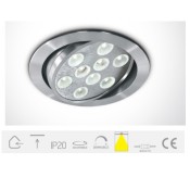 ONE Light, 11109L/D/35, Aluminium LED DL 9w 35d 350mA Adj Downlight