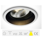 ONE Light, 11110AD/B, Black 75W R111 GU10 Adjustable DL Downlight