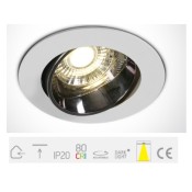 ONE Light, 11110E/W/W, White LED 10W WW IP20 30deg 230V Dark Light