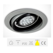 ONE Light, 11110U/G, Grey 75W R111 G53 Recessed Adjustable