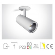 ONE Light, 11130B/W/W, White Recessed LED 30W WW 36deg Downlight