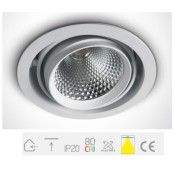 ONE Light, 11140B/W/C, White COB LED 40w CW 36d IP20 230v