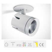 ONE Light, 11140L/W/W, White Recessed LED 40W WW 36deg 230V