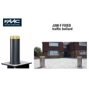 FAAC (116506) J200 Fixed H600 Traffic Bollard, Residential