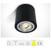 ONE Light, 12105AB/B, Black GU10 10W MR16 Ceiling Light