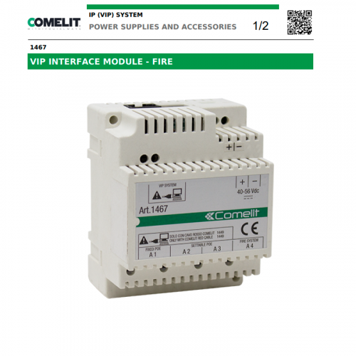 COMELIT (1467) VIP INTERFACE MODULE - FIRE