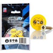GripIt (152-254) 15mm Yellow Plasterboard Fixing - Pack of 4