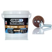 GripIt (202-25100) 20mm Brown Plasterboard Fixing - Tub of 100