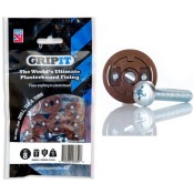 GripIt (202-308) 20mm Brown Plasterboard Fixing - Pack of 8