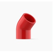 VESDA, 22-004, Red ABS 25mm 45° Elbow