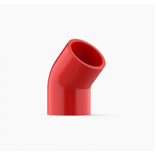 VESDA, 22-004, Red ABS 25mm 45° Elbow