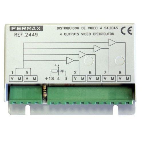 Fermax, 2449, 4 Way Video Distributor