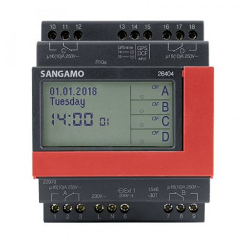 SANGAMO (26404) Standard 4 Module 4 Channel, 7 Day Timer, 300 Operations