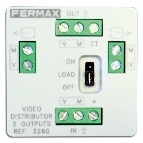 Fermax, 3260, 2-Ways Video Minidistributor