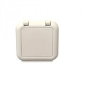 3E0600-EPE, Euro-profile Escutcheon – Hinged Cover IP65