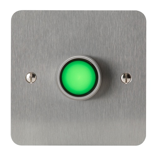 3E0650-1, Illuminated Button Momentary 1 Gang SSS IP67