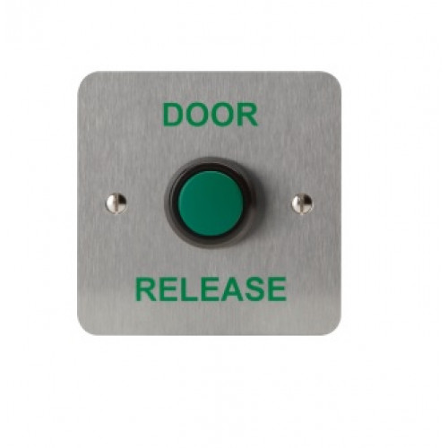 3E0656-1DR, HIGH IMPACT PUSH BUTTON 1 Gang SSS "Door Release"