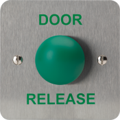 3E0657-1DR, HIGH IMPACT PUSH BUTTON 1 Gang SSS "Door Release"