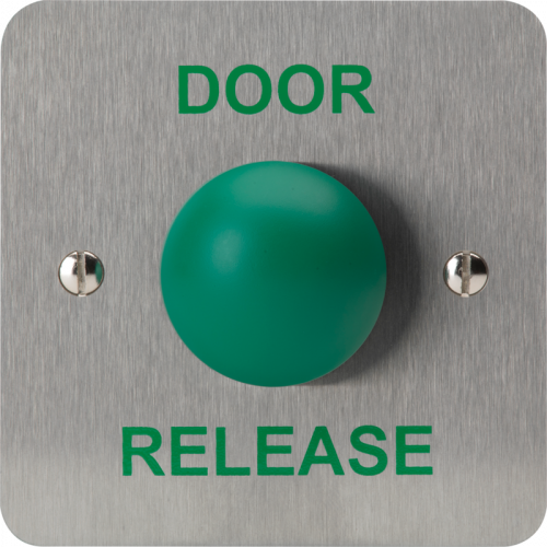 3E0657-1DR, HIGH IMPACT PUSH BUTTON 1 Gang SSS "Door Release"