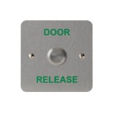 3E0658N-1DR, VANDAL RESISTANT BUTTON 19mm mount 1 Gang SSS "Door Release"