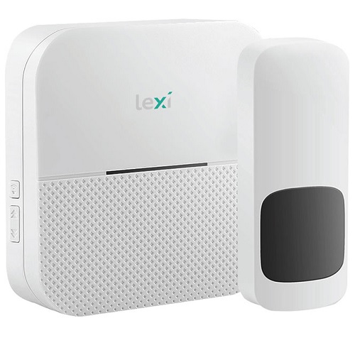 Lexi, 44001PI, Wireless Plug-in Doorbell 300m Range - 1 Transmitter + 1 Receiver