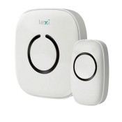 Lexi, 44002PI, Wireless Doorbell 150m Range - 1 Transmitter + 1 Receiver