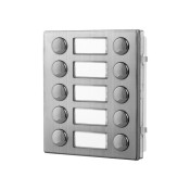 Videx, 4845D/M, 10 Call Button Expansion Module (DB Shared Name Plate) 4000 Series