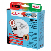 Kidde (4MDCO) 230V mains CO alarm with digital display (boxed)
