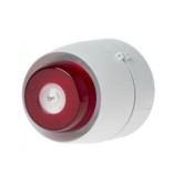 511-204, VTB Ceiling Sounder , Deep Base, White Body, Red Flash