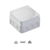 60622, White COMBI 108 Empty Junction Box (76x76x51mm)