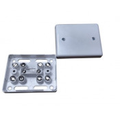 Knight Plastics, J80, 8-Way Junction Box White (Grade 2)