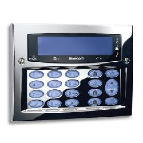 TEXECOM, DBD-0127, Premier Elite Surface Mount Keypad (Polished Chrome Finish)